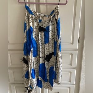 asymmetrical pleated ZARA skirt. NWT. Size L